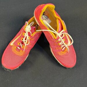 Nike Zoom Jana Star Pink Yellow Cross Country Track Spikes 311289-611 Womens 9